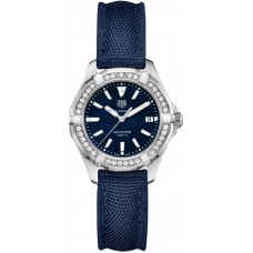 Tag Heuer Aquaracer Blue Pearl & Diamond Women's Watch WAY131N-FT6091
